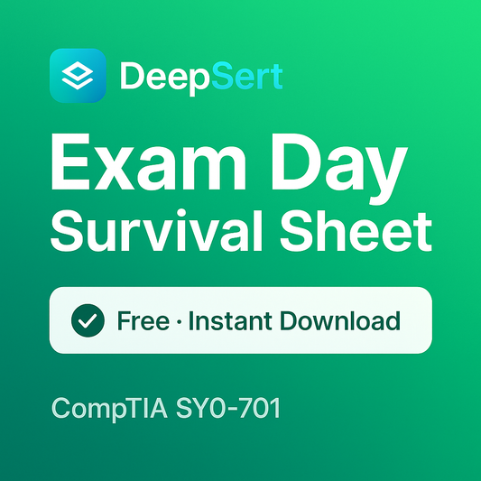 Exam Day Survival Sheet